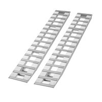 Set 2 rampe pentru incarcare /descarcare capacitate maxima 2722 Kg, Aluminiu, 2400 x 380 x 72 mm