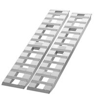 Set 2 rampe pentru incarcare /descarcare capacitate maxima 2722 Kg, Aluminiu, 1830 x 380 x 63 mm