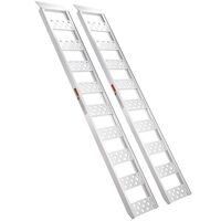 Set 2 rampe pentru incarcare /descarcare capacitate maxima 600 Kg, Aluminiu, 1980×305×51 mm