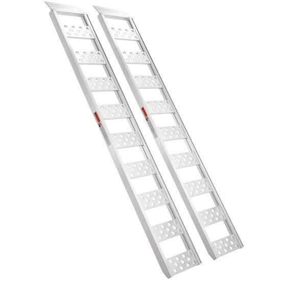 Set 2 rampe pentru incarcare /descarcare capacitate maxima 600 Kg, Aluminiu, 1980×305×51 mm