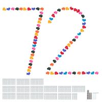 Set 72 pietre de catarat, Multicolor, accesorii prindere incluse, max 200 kg