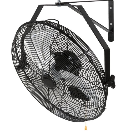 Ventilator oscilant de perete, Industrial, diametru 570 mm, Metal, IP44, 90 W