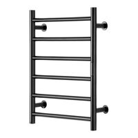 Uscator electric pentru prosoape, Inox, fixare perete, IPX5, dimensiune  610 x 500 x 102 mm, 6 elementi, temporizator, LCD, 5 niveluri de temperatura