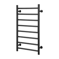 Uscator electric pentru prosoape, Inox, fixare perete, IPX5, 800 x 500 x 102 mm, 8 elementi, temporizator, LCD, Negru
