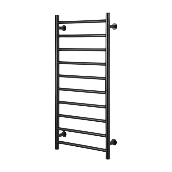 Uscator electric pentru prosoape, Inox, fixare perete, IPX5, 1000 x 500 x 102 mm, 10 elementi, temporizator, LCD, Negru
