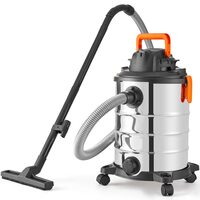 Aspirator umed/uscat, 1200 W, capacitate 30 l, lungime furtun 1.8 m, Otel inoxidabil