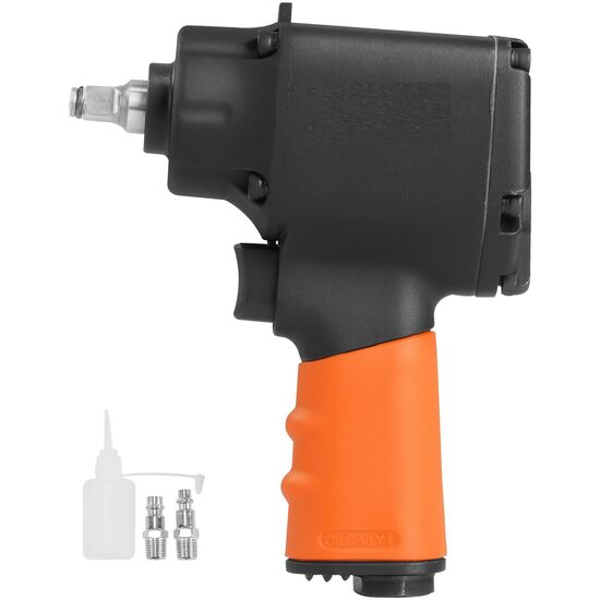 Cheie de impact pneumatica, 3/8 inch, cuplu 637 Nm, 8 Bar, Aluminiu, 10000 rpm, consum aer 128 l/min
