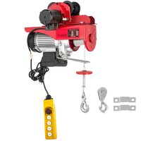 Electropalan cu carucior 1800 W, capacitate 500/1000 Kg, 12/6 m/min, Telecomanda cu fir