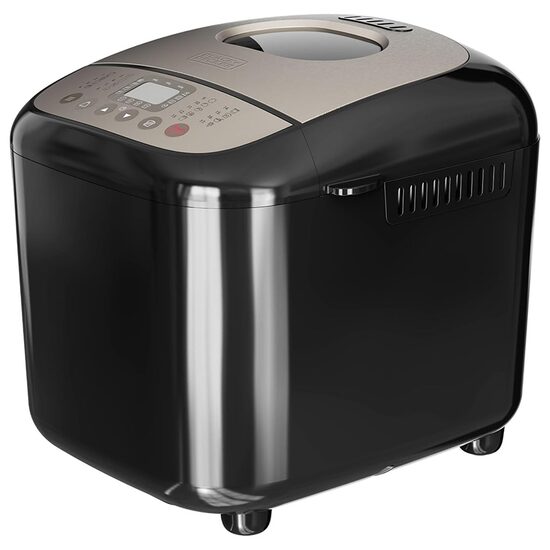 Masina de paine 600 W, 17 programe, panou comanda digital, Negru