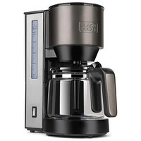 Cafetiera 12 cesti, 870 W, bol din sticla, capacitate 1.25 l, functie reincalzire si anti-picurare