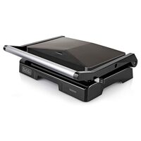 Gratar electric Inox 1000 W, suprafata grill 230 x 145 mm, Tava de scurgere