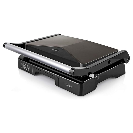 Gratar electric Inox 1000 W, suprafata grill 230 x 145 mm, Tava de scurgere