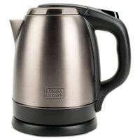 Fierbator electric cordless, Inox, Capacitate 1.2 l, Gri, putere 2200 W, filtru anti-calcar lavabil