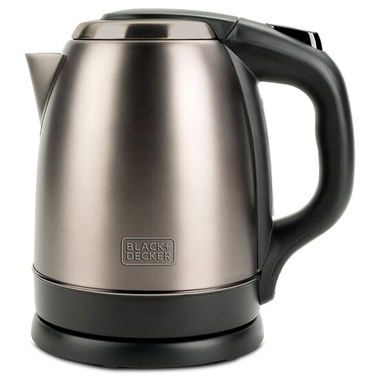 Fierbator electric cordless, Inox, Capacitate 1.2 l, Gri, putere 2200 W, filtru anti-calcar lavabil