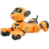 Robot caine, control inteligent, Telecomanda, functii dans, urmarire, cantat, 235 x 145 x 245 mm