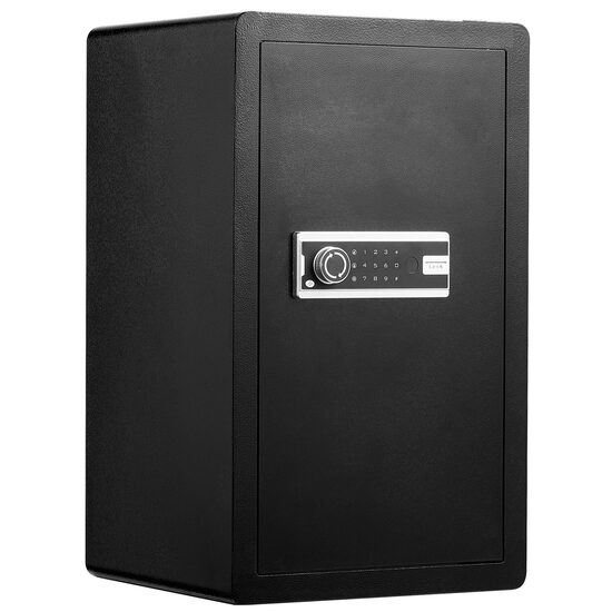 Seif valori, 1 x usa, blocare cifru si cheie, 700 x 420 x 380 mm, grosime 3 mm, Alarma