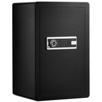 Seif valori, 1 x usa, blocare cifru si cheie, 630 x 400 x 350 mm, grosime 3 mm, Alarma, 2 x chei