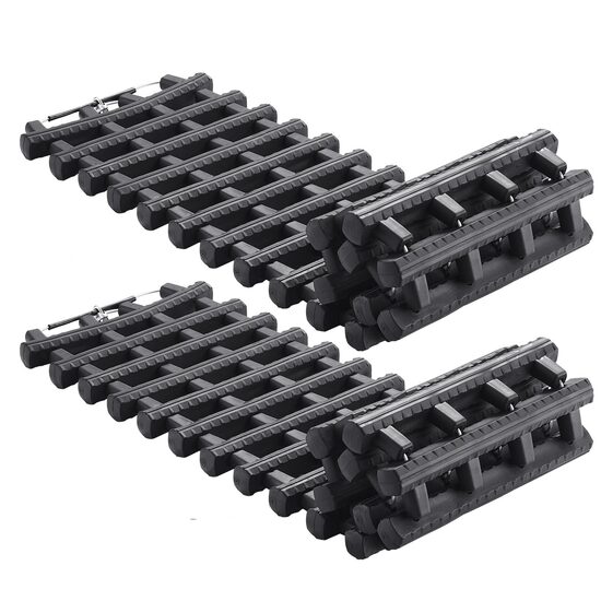 Set 2 placi de tractiune pentru noroi, nisip, zapada, off-road, max 7000 kg, 785 x 217 x 25 mm