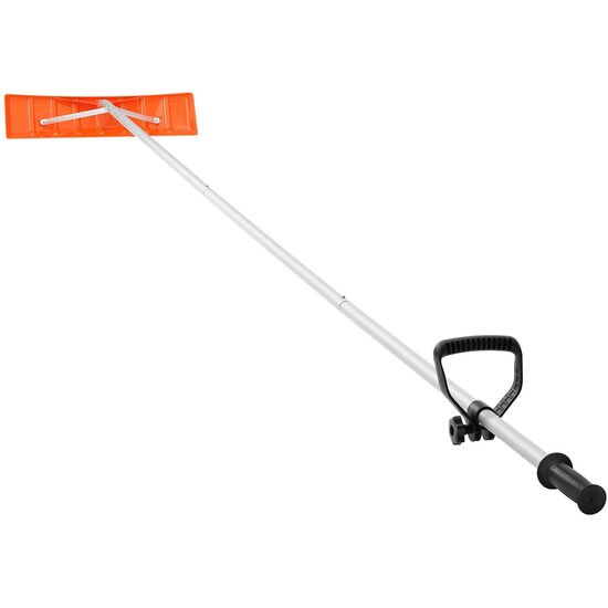 Racleta pentru indepartarea zapezii de pe acopreis, Lungime reglabila max 6.5 m, Aluminiu, Latime 635 mm
