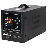 UPS centrale termice, 700 W, 12V DC, unda sinusoidala pura, 138 x 276 x 155 mm, Capacitate baterie 50-200 Ah