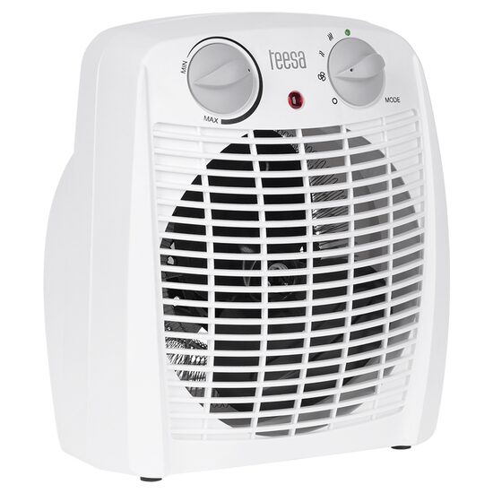 Aeroterma electrica, portabila, 3 trepte de putere 800 W / 1200 W / 2000 W, Alba