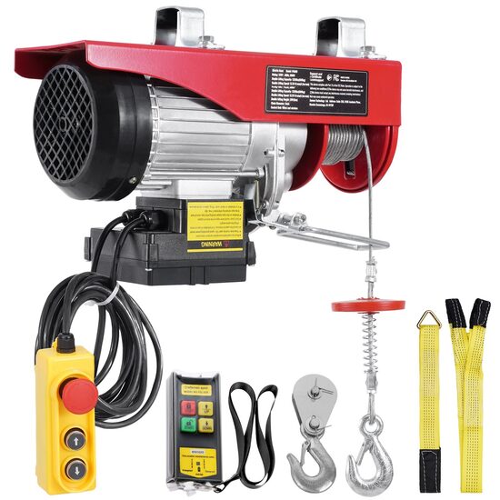 Electropalan, 300/600 kg, viteza 8.4 m/min, Lungime cablu 6/12 m, Control dual Telecomanda cu fir si Wi-Fi, 900 W