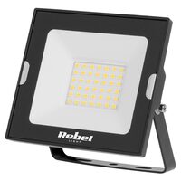 Proiector led 30 W, 2550 lm, lumina rece 6500K, IP 65, dimensiune 110 x 100 x 33 mm