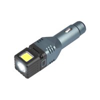 Lanterna cu led aluminiu 5 W, Alimentare la bricheta masinii sau USB, spargator geam urgente, 300 lm 