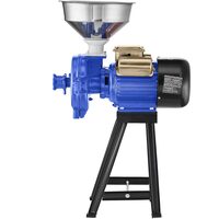 Moara pentru macinat, placi Fonta, Cuva Inox, 3000 W, 1400 rpm, capacitate productie 50 kg/h, Granulatie reglabila