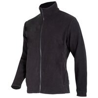Jacheta Polar, Negru, Marime M, 2 buzunare, Fermoar