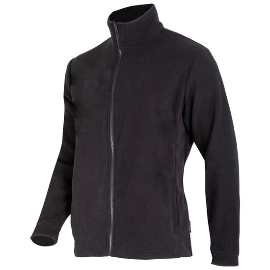Jacheta Polar, Negru, Marime XL, 2 buzunare, Fermoar
