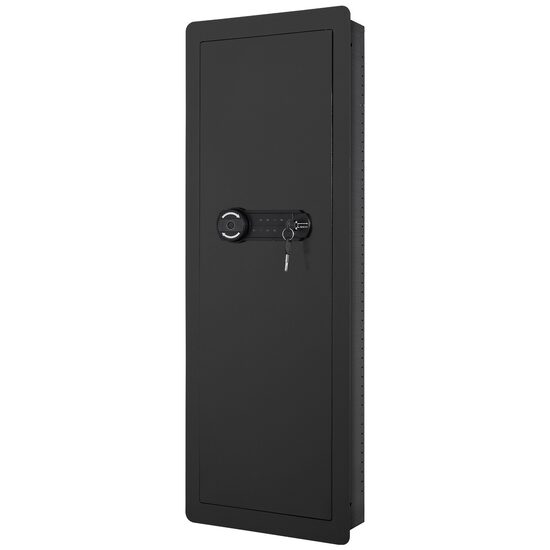Dulap arme incastrabil cu amprenta digitala, Cifru, 1050 x 338 x 82 mm, Alarma