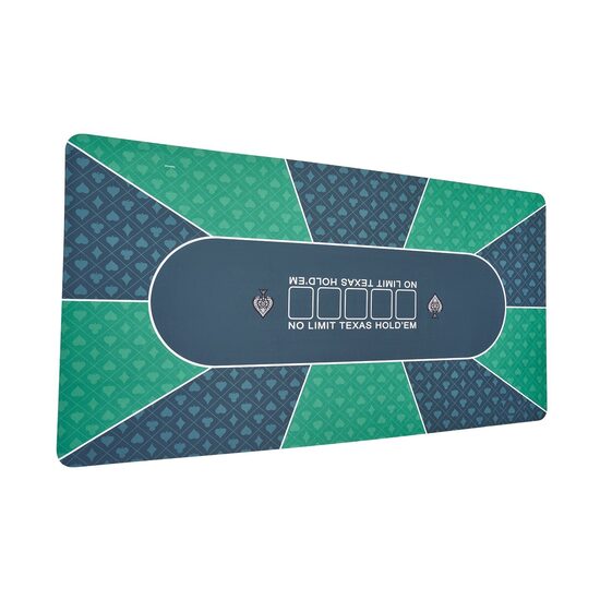 Covoras pentru poker impermeabil, baza cauciuc, verde, 6-8 jucatori, 1800 x 900 x 3 mm