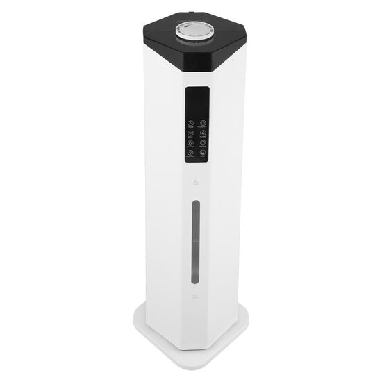Umidificator cu ultrasunete, 300 ml/h, Rezervor 9 l, Suprafata de umidificare 30-40 m², 30 W, lampa UV sterilizare, Telecomanda