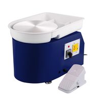 Roata de olarit profesionala, electrica, 350 W, diametru placa 28cm, 0-300 rpm, rotatie in ambele sensuri, Pedala