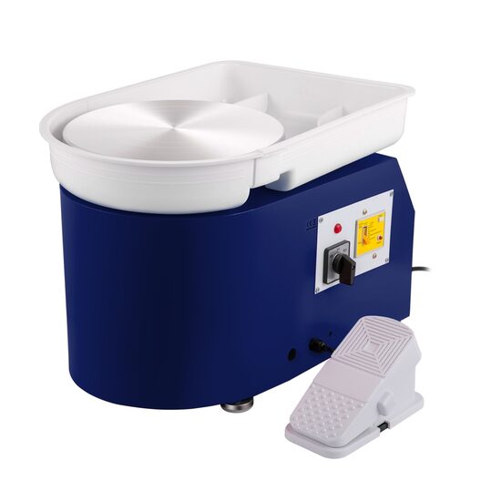 Roata de olarit profesionala, electrica, 350 W, diametru placa 28cm, 0-300 rpm, rotatie in ambele sensuri, Pedala