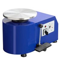 Roata de olarit profesionala, electrica, 350 W, diametru placa 28 cm, 60-300 rpm, rotatie in ambele sensuri, Pedala, max 5 kg