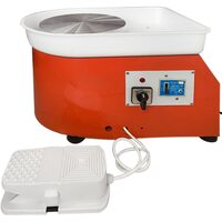 Roata de olarit profesionala, electrica 280 W, diametru platan 25 cm, 0-300 rpm, rotatie in ambele sensuri, 53 x 40 x 38 cm