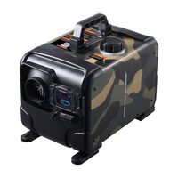 Incalzitor stationar, Sirocou diesel, 8 kW, alimentare 220 V AC, 12/24 V DC, Telecomanda, Bluetooth, consum 0.18-0.35 l/h, Rezervor 5 l, Alarma Monoxid de Carbon