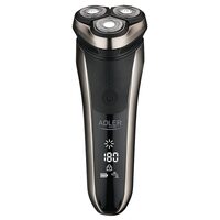 Aparat de ras cu acumulator, IPX7, 3 capete rotative, oscilante, cutite Inox, LCD, USB, functionare 180 min, 2000 mAh