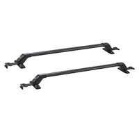 Set 2 bare transversale pentru acoperis fara sine laterale, Aluminiu, 2 x chei antifurt, max 90 kg, 108 cm