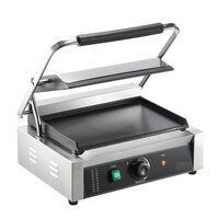 Grill Panini, Profesional, suprafata de gatit Neteda 230 x 345 mm, Otel inoxidabil, Temperatura de incalzire 50-300 °C