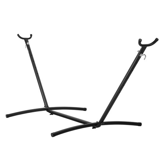 Suport pentru hamac cu lungimea 3.05-4 m, Otel, Negru, max 215 kg, 300x120x100 cm, Accesorii prindere incluse