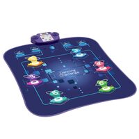 Covoras muzical de dans, Bluetooth, 930 x 830 x 45 mm, anti-alunecare, Moduri Freestyle Dance, 4 taste, 6 taste, memorie, tambur electronic