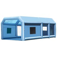 Cabina de vopsit, gonflabila, 2 x suflante, 480/750W, dimensiune exterioara 7 x 4 x 2.75 m