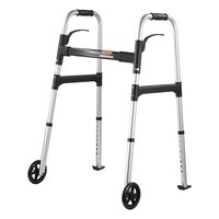 Cadru de mers pliabil, Inaltime reglabila 775-955 mm, Aluminiu, max 160 kg