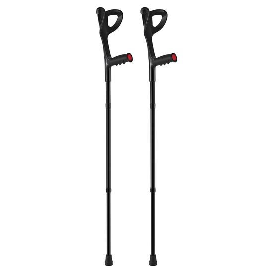 Set 2 carje din aluminiu pentru antebrat, Inaltime reglabila pe 10 niveluri 962-1192 mm