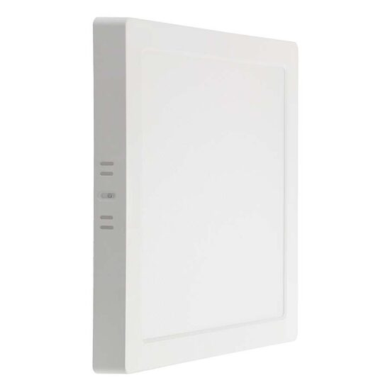 Plafoniera Led patrata 12 W, 1200 lm, dimensiune 167.3 x 167.3 x 30.7 mm, 6500K Rece, Alba,  IP20