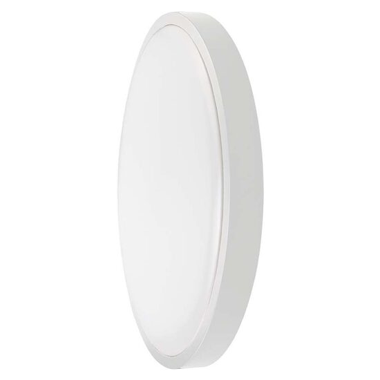 Plafoniera Led cu senzor de miscare 24 W, 2500 lm, dimensiune 350 x 61 mm, 4000k Neutra, Alba,  IP44, Telecomanda
