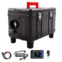 Sirocou Diesel portabil, Bluetooth, Telecomanda, 8 kW, Alarma detectie CO, consum 0.18-0.4 L/h
